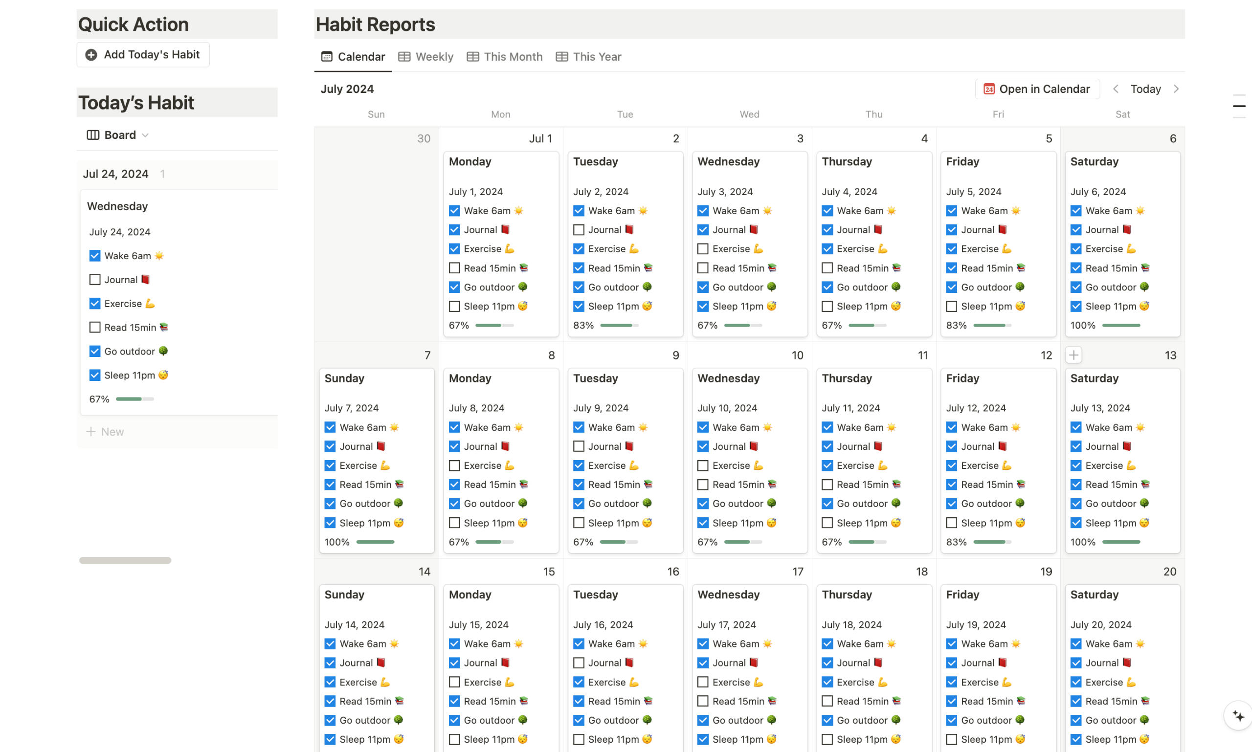 free notion habit tracker templates